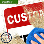 Custom Sign, Custom Sign for Business, Indoor/Outdoor use. 12x18 Inches, Rust Free .063 Aluminum, Fade Resistant, Made in USA by My Sign Center (Header)