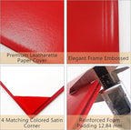 GraduationMall 11"x14" Smooth Padded Diploma Cover Certificate Holder Red
