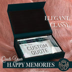 Custom Acrylic Sign Personalized, Custom Desk Name Plate, 18 Styles, (5"x7"), With Gift Box, USA Made by Acryluxe. (Bouquet)
