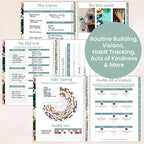 bloom daily planners HARDCOVER 2026 Planner (January to December) - 8.5” x 11” Weekly & Monthly Dated Agenda Organizer Book with Stickers & Tabs - Blooming Wildly