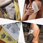 Tattoo Transfer Paper 100 Sheets MIUXIA Tattoo Stencil Paper A4 Size 4 Layers DIY Tattoo Tracing Paper Tattoo Kit Tattoo Supplies