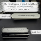ELMA VADA STUDIO Custom Engraved Mechanical Pencil – Personalized 0.7mm Refillable Drafting Tools – Gift for Architects, Engineers, Students, Designers, Graduation (Chrome Pen Engraved)