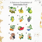 RED EMBER Fruit 2026 Wall Calendar 12 Month | 12" x 24" Open | Thick & Sturdy Paper | Holiday Gift | Art Nature Calendar 2026