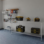Regal Altair 24" Deep x 72" Wide x 34" Height Wire Shelving Kit | 2-Tier | NSF Commercial Storage Rack Unit