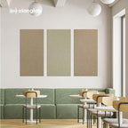Olanglab Acoustic Panels 2 Pack, 48''x24'' Large Sound Panels, Fabric Wrapped Sound Proof Foam Panels for Walls, Sound Absorbing Panels for Recording Studio Acoustical Treatments (Ivory)