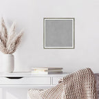 Amanti Art Silver Framed Magnetic Board 13x13 X-Small Vision Board for use with Magnets, 100% Metal Sheet to Display Items as Office Decor or for Home Organization in mudroom, Kitchen or Kids Room