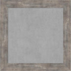 Amanti Art Silver Framed Magnetic Board 15x15 X-Small Vision Board for use with Magnets, 100% Metal Sheet to Display Items as Office Decor or for Home Organization in mudroom, Kitchen or Kids Room