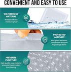 Levex - #0 6" x 10" [200 Pack] Poly Bubble Mailers, Padded Envelope Mailers, Packing Envelope & Mailing Bags for Shipping