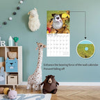 2026 Wall Calendar,Calendar 2026, November 2025 - December 2026, Wall Calendar Baby Animals, 12" x 24" Opened,Full Page Months Thick & Sturdy Paper for Calendar Organizing & Planning