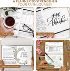 Christian Planner 2026 Daily Planner - Faith Based Monthly and Weekly Planner, Vision Board, and Habit Tracker - 2026 Calendar, Personal Organizer and Devotional Journal (Hardcover, Natural Brown)