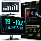 Universal Acrylic 19, 19.5 Inch Computer Privacy Screen Filter for Widescreen Computer Monitors - 17.3" x 11.4" (440 x 290mm) - Monitor Frame Hanging Type