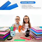 Zonon 500 pcs Rulers Bulk Plastic Flexible Straight Rulers with Inches and Centimeters First Day of School Gift for Students Back to School Office Supplies (Opaque Bright Color,6 Inch)