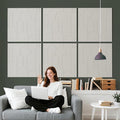 Reverbeon 6 PCS Acoustic Panels, 23.6x23.6 Inch Sound Absorbing Panels, Decorative Acoustic Wall Panels for Recording and Home Studio, Office with Double-Sided Adhesive Tape