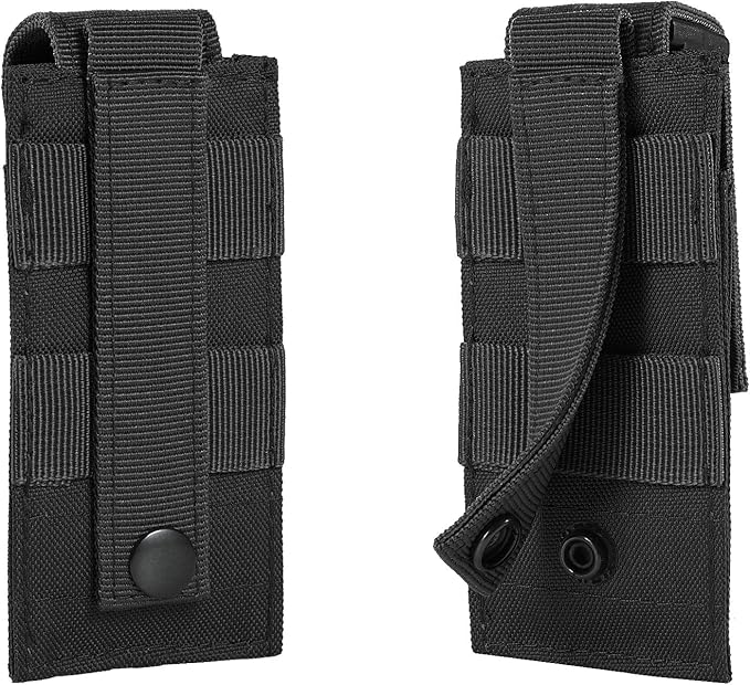 Tactical Single/Double Pistol Mag Pouch Outdoor Molle Open-Top Magazine Pouch for Glock M1911 92F