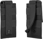 Tactical Single/Double Pistol Mag Pouch Outdoor Molle Open-Top Magazine Pouch for Glock M1911 92F