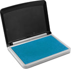 MaxMark Large Light Blue Stamp Pad - 2-3/4" by 4-1/4" - Premium Quality Felt Pad
