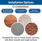 Brimar - 14 x 10" - Recycle Sign - 3.5 Mil InfiniStick™ Vinyl Label - Clear Message - Easy Application
