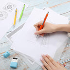 Tenare 250 Sheets Tracing Paper for Drawing Light up Tracing Paper Pad Translucent Sketching Drawing DIY Crafts Painting Works(White,8.3 x 11.7 Inch)