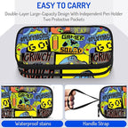 Fitvc Large Pencil Case for Boys,Gamer Boys Pencil Pouch for Kids Teens School,Large Capacity Pen Box Marker Organizer for School