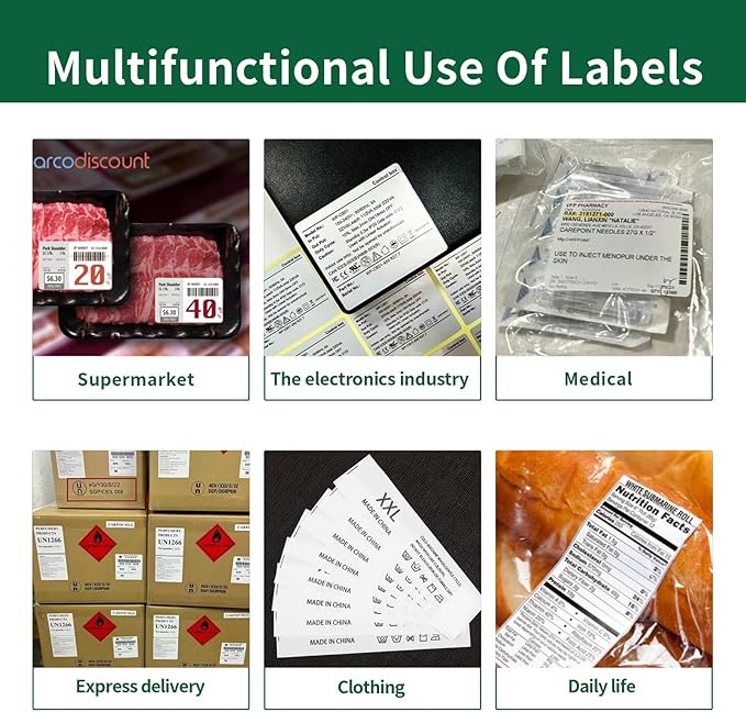 Gemsroyal 8.5"×11" Full Sheet Shipping Labels Printable,8.5×11 inch White Matte Address Label Stickers for Laser/Inkjet Printer,Full Page Large Mailing Sticker Paper, 40 Blank Labels in Total