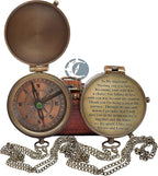 Engraved Compass, Gift for Husband,Anniversary,Wedding Gift for Him, Long Distance Boyfriend Gift, Fiance Gift I Miss You Long Distance Relationship Gift for Army Boyfriend Gift (to My Husband 5)