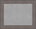 Amanti Art Grey Framed Magnetic Board 23x29 Medium Vision Board for use with Magnets, 100% Metal Sheet to Display Items as Office Decor or for Home Organization in mudroom, Kitchen or Kids Room