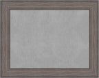 Amanti Art Grey Framed Magnetic Board 23x29 Medium Vision Board for use with Magnets, 100% Metal Sheet to Display Items as Office Decor or for Home Organization in mudroom, Kitchen or Kids Room