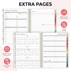 2026 Planner, Weekly and Monthly Planner, 8.5" x 11", January 2026 - December 2026, Agenda Planner with Monthly Tabs, Goal Setting & Time Management Organizer for Women & Men