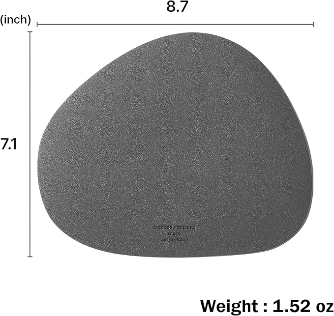 GREEDY FARMERS Mouse pad, Non-Slip Washable Waterproof Computer Mouse pad (Dark Grey)