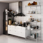 Regal Altair 24" Deep x 30" Wide x 86" Height Wire Shelving Kit | 5-Tier | NSF Commercial Storage Rack Unit