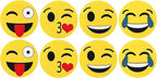 Mr. Pen- Smiley Magnetic Whiteboard Erasers, 8 Pack - Mini, Cute, Dry Erase