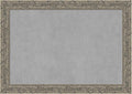 Amanti Art Silver Framed Magnetic Board 29x41 Large Vision Board for use with Magnets, 100% Metal Sheet to Display Items as Office Decor or for Home Organization in mudroom, Kitchen or Kids Room