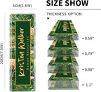 SalaGraphics Desk Name Plate, Custom for, Office Decor Women Men, Acrylic Accessories, Gifts Coworkers Boss Teacher, Employee Appreciation (Green Leaves), 8”(L)x2.5(W)