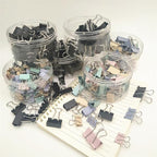 304 PCS Assorted Sizes Binder Clips Paper Clamps Including Large,Medium,Small Colored Paper Clips for Office Supplies Home School