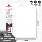Raimarket Premium Tracing Paper Pack – 9x12 Inches, 100 Sheets, 60gsm, Transparent Paper for Drawing, Sewing and Architectural Drafting