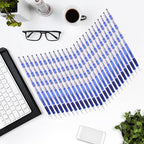 Aozora Retractable Pens Ballpoint Super Smooth Writing Pens Bulk 100 pack Medium Point 1.0mm No Bleed Click Pens with Soft Grip Blue Ink