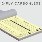 Driver Daily Log Books for Truck Drivers with 7 & 8 Day Recap - 35 Sets of Forms Per Log Book, 2-Ply Carbonless, 5.5" x 8.5", DOT Log Book for Truck Drivers, FMCSA Compliant, Easy Tear-Out, 1 Pack