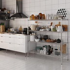 Regal Altair 21" Deep x 54" Wide x 54" Height Wire Shelving Kit | 4-Tier | NSF Commercial Storage Rack Unit