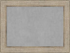 Amanti Art Silver Framed Magnetic Board 26x34 Medium Vision Board for use with Magnets, 100% Metal Sheet to Display Items as Office Decor or for Home Organization in mudroom, Kitchen or Kids Room