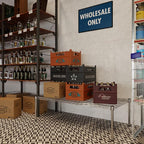 Regal Altair 24" Deep x 48" Wide x 14" Height Wire Shelving Kit | 1-Tier | NSF Commercial Storage Rack Unit