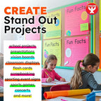 Hygloss Large Poster Board 22x28 - 25 Neon Green Single Color Poster Boards Bulk Pack - 10 Pt. Thickness Colored Poster Board Paper for Projects, Signs, Displays - Posterboard Multipack 22" x 28"