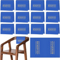 Buryeah 12 Pcs Reserved Seating Signs for Chairs Church Pew Reserved Chair Signs Placeholder with Printed Words for Weddings Parties Celebrations Receptions Church or Event (Blue)