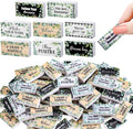 Dunzoom 100 Pcs Inspirational Pencil Erasers Bulk for Kids Fun Motivational Eraser School Supplies Back to School Office Supplies for Classroom Office Teacher Artists (Eucalyptus Leaf)