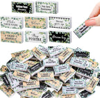 Dunzoom 100 Pcs Inspirational Pencil Erasers Bulk for Kids Fun Motivational Eraser School Supplies Back to School Office Supplies for Classroom Office Teacher Artists (Eucalyptus Leaf)