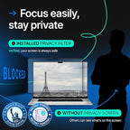 Magnetic Privacy Screen Compatible with MacBook Pro 14" 2021, 2022, 2023, 2024, 2025, M1, M2, M3, M4, M5 Anti-Blue Light Laptop Screen Protector Filter Blue Light Blocking Filter