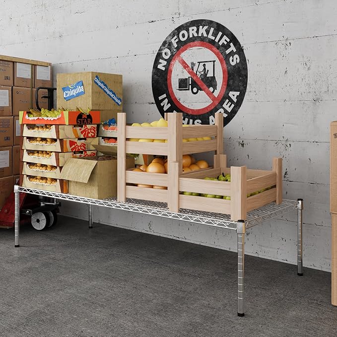 Regal Altair 24" Deep x 60" Wide x 14" Height Wire Shelving Kit | 1-Tier | NSF Commercial Storage Rack Unit