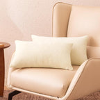 Amazon Basics Chenille Throw Pillow Covers, Home Decor Lumbar Cushion Cover for Bedroom Living Room Couch Bed, 12" W × 20" L, Beige