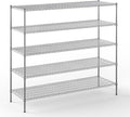 Regal Altair 24" Deep x 72" Wide x 64" Height Wire Shelving Kit | 5-Tier | NSF Commercial Storage Rack Unit