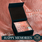 Personalized Gifts, Custom Quote Block Letter Board,Crystal-Clear Acrylic with Gift Box,17 Styles, Holiday and Christmas Gift for Mom, Dad, Girlfriend, Him or Her, Husband, Wife (4"x4, Stella)