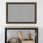 Amanti Art Black Framed Magnetic Board 29x41 Large Vision Board for use with Magnets, 100% Metal Sheet to Display Items as Office Decor or for Home Organization in mudroom, Kitchen or Kids Room
